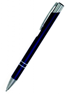 Długopis metalowy COSMO ciemnofioletowy z wkładem typu Zenith  (P365C09)